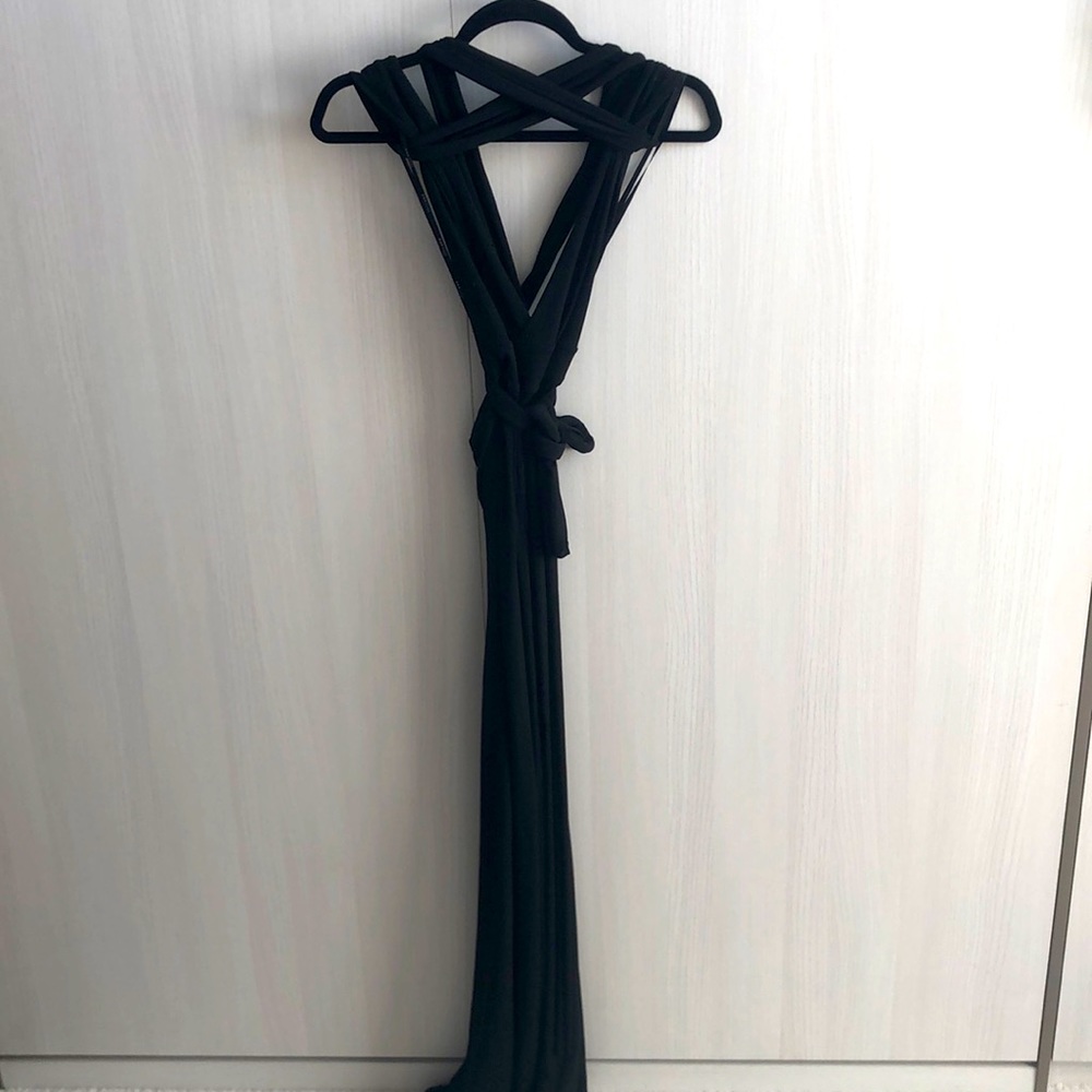 Black infinity style Bridesmaid dress One Size